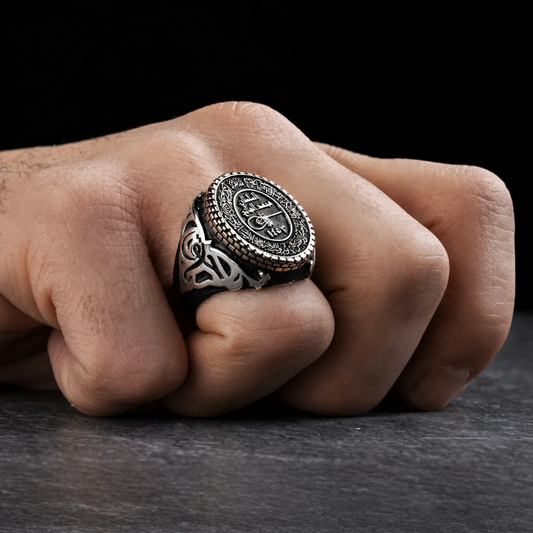 Fatih Sultan Mehmed Seal Ring – 925 Sterling Silver