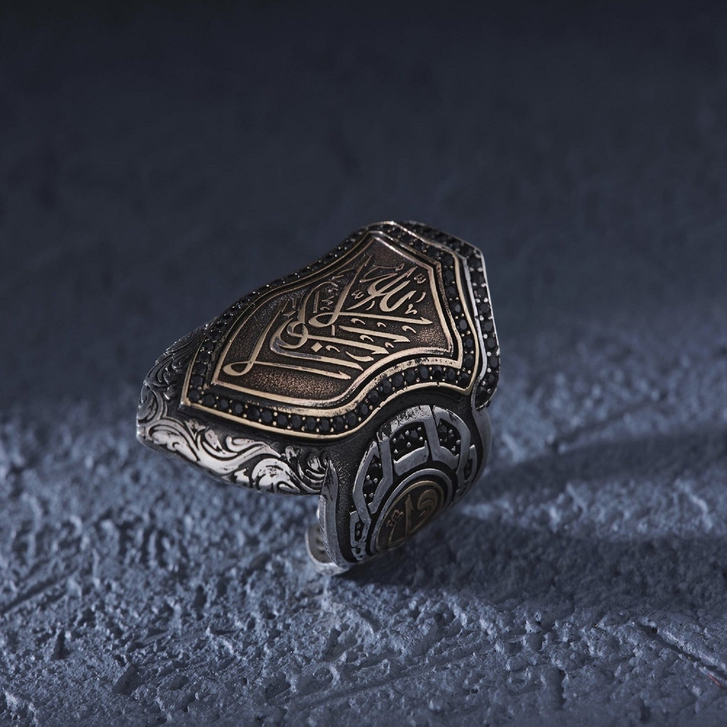 OttomanArcher Zihgir Ring – 925 Sterling Silver Thumb Ring