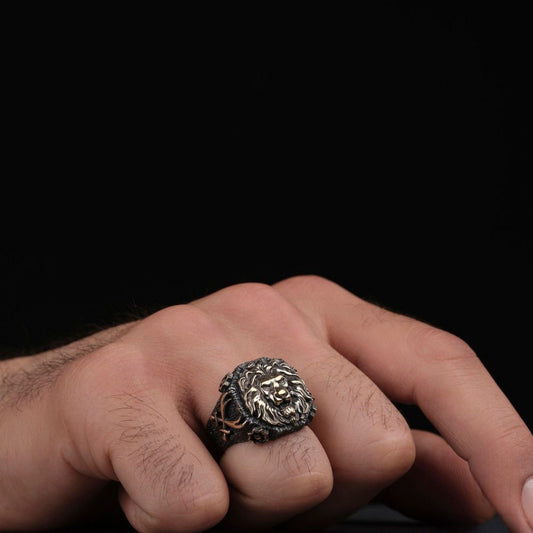 Lion of Allah Ring – Zulfikar Swords 925 Silver | Islamic Jewelry
