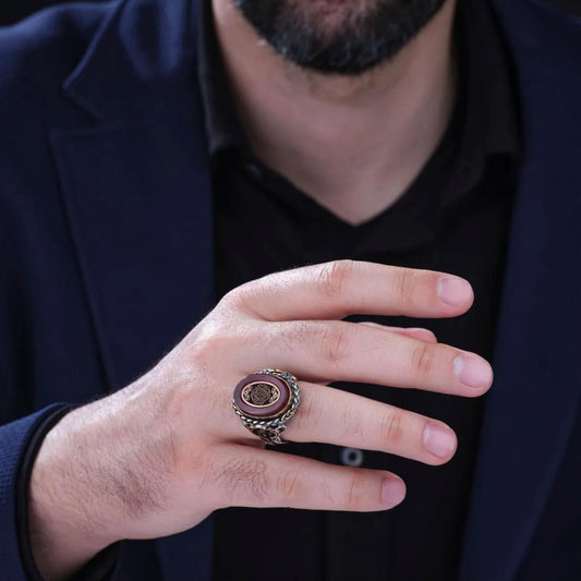 خاتم الكهرمان الناري بختم سليمان و«هيچ» – صورة 2