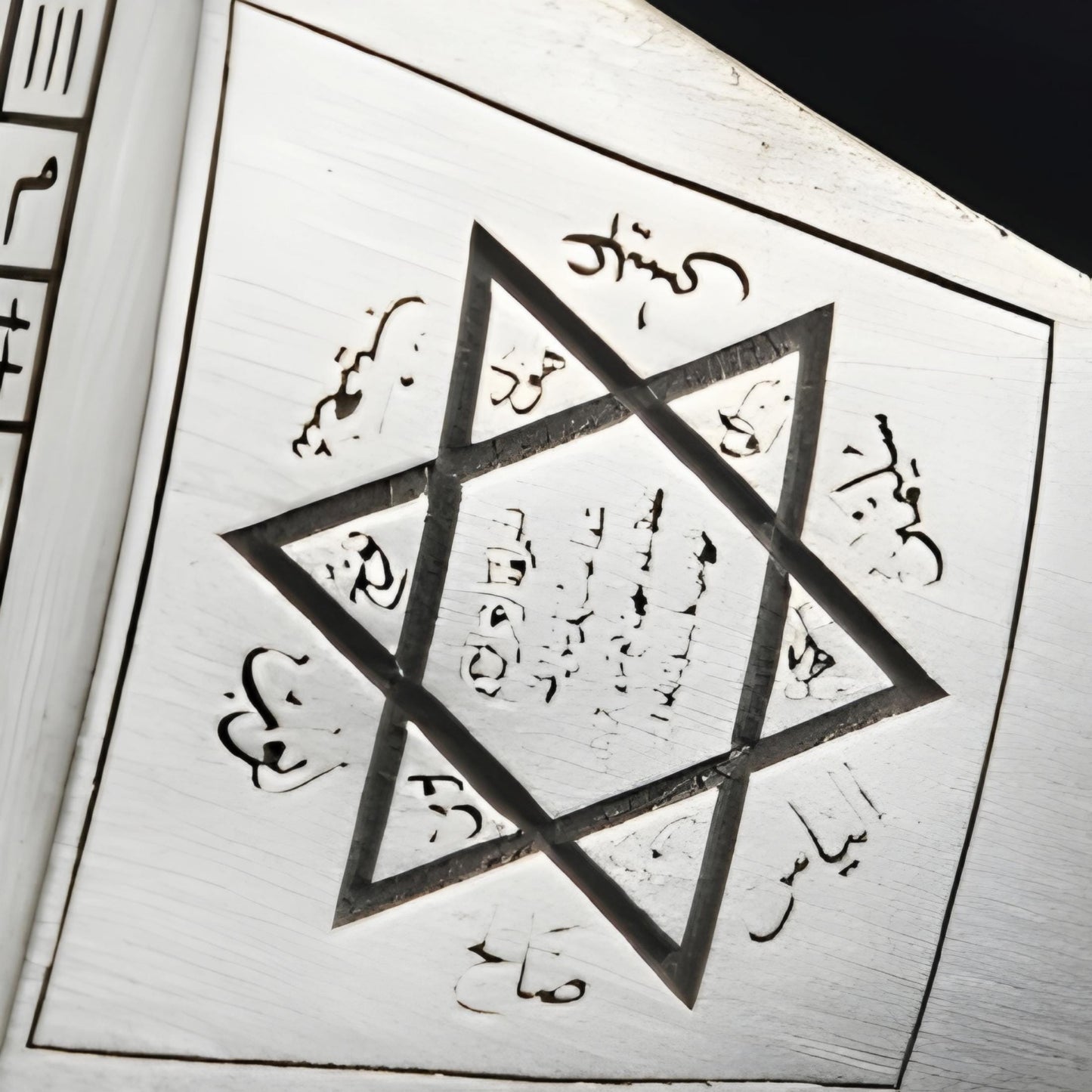 Handgefertigter Silberring mit dem Siegel Salomos: Islamischer Talisman-Schmuck, Vefk-Designband