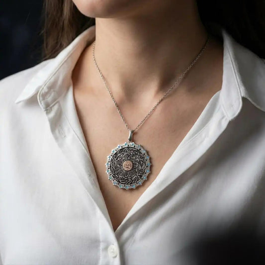 Women’s Personalized Name Necklace Micro Zircon Sterling Silver