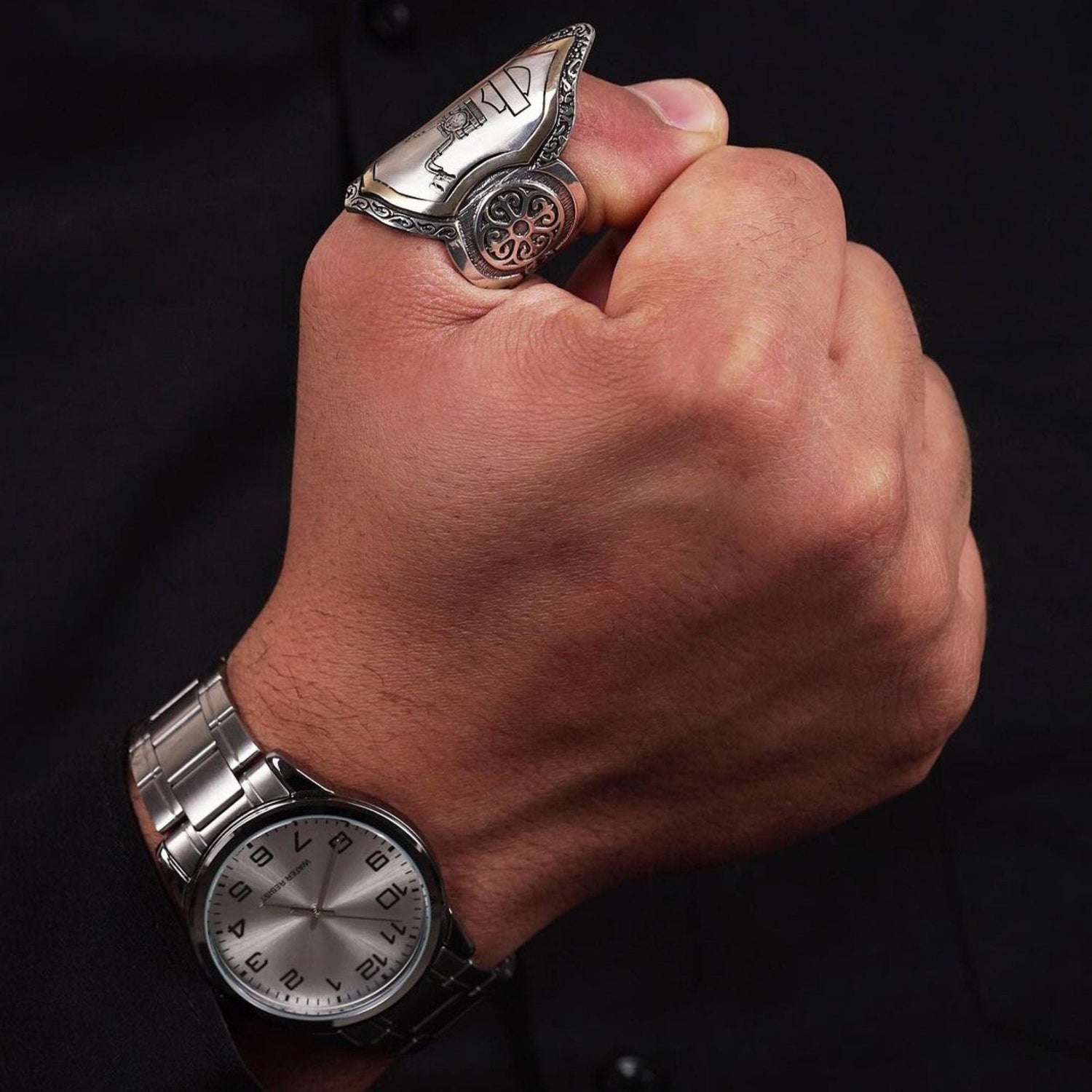 925 Sterling Silver Thumb Zihgir Rings