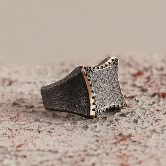 99 Names of Allah Ring in 925 sterling silver