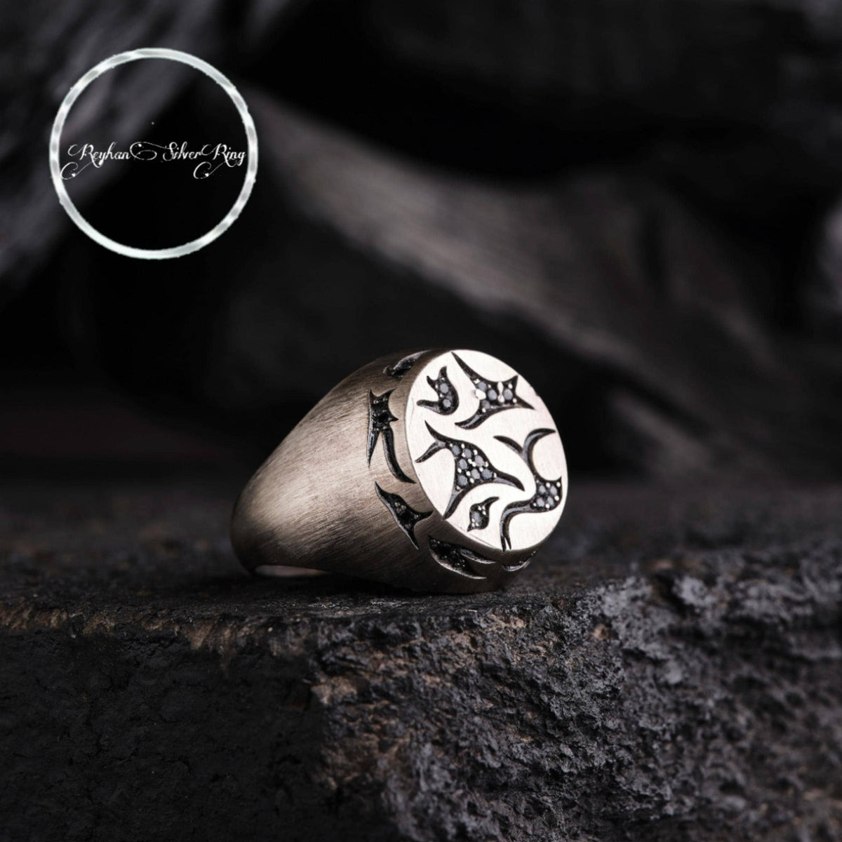 Dainty micro zircon unisex ring in 925 sterling silver