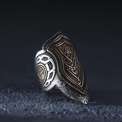 OttomanArcher Zihgir Ring – 925 Sterling Silver Thumb Ring