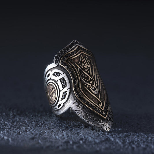 OttomanArcher Zihgir Ring – 925 Sterling Silver Thumb Ring