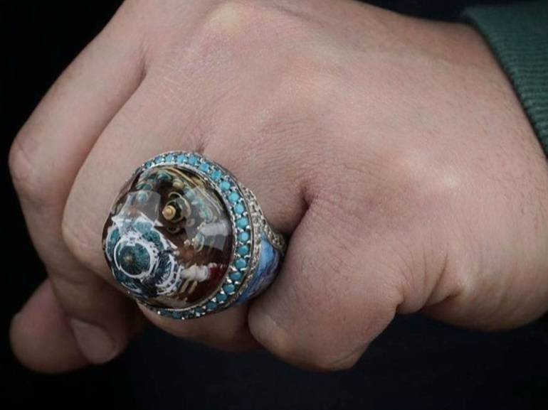 Çamlıca Mosque Ring, Hand-Carved – view 2