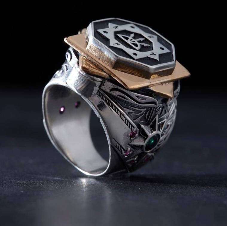 Oghuz Khan men's ring – view 2