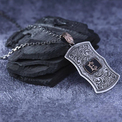 Seal of Solomon Necklace 925 Sterling Silver Double-Sided Locket OttomanHandmade Personalized