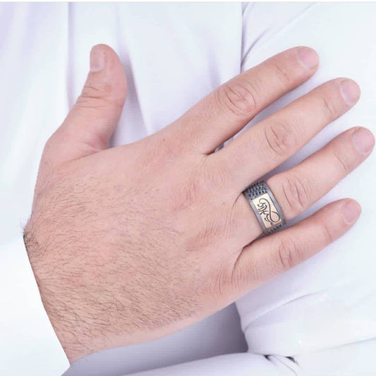 Woven Band Ring 925 Sterling Silver Personalized
