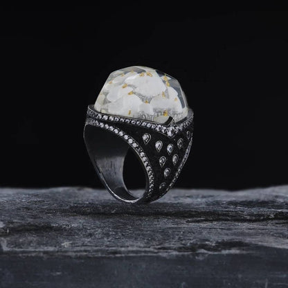 Süleymaniye Mosque negative engraving ring – view 3