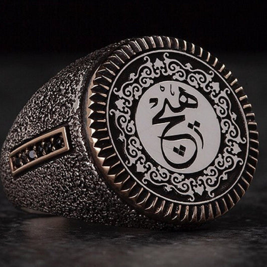 Personalized 925 Sterling Silver Oval Band Ring Custom Inscription Unisex