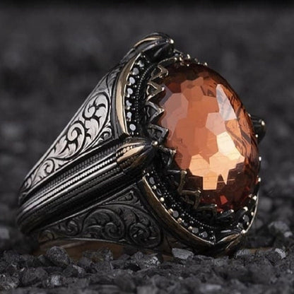 Sultanite Ring 925 Silver Kefa Bil-Mevt Color Changing Handmade