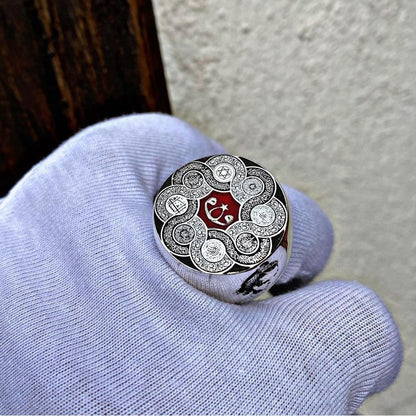 Islamic Ring, 925 Sterling Silver Ring – Handmade Turkish Jewelry Gift (For Women/Men)