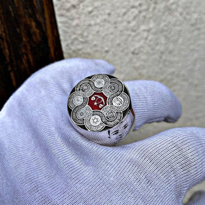 Islamic Ring, 925 Sterling Silver Ring – Handmade Turkish Jewelry Gift (For Women/Men)