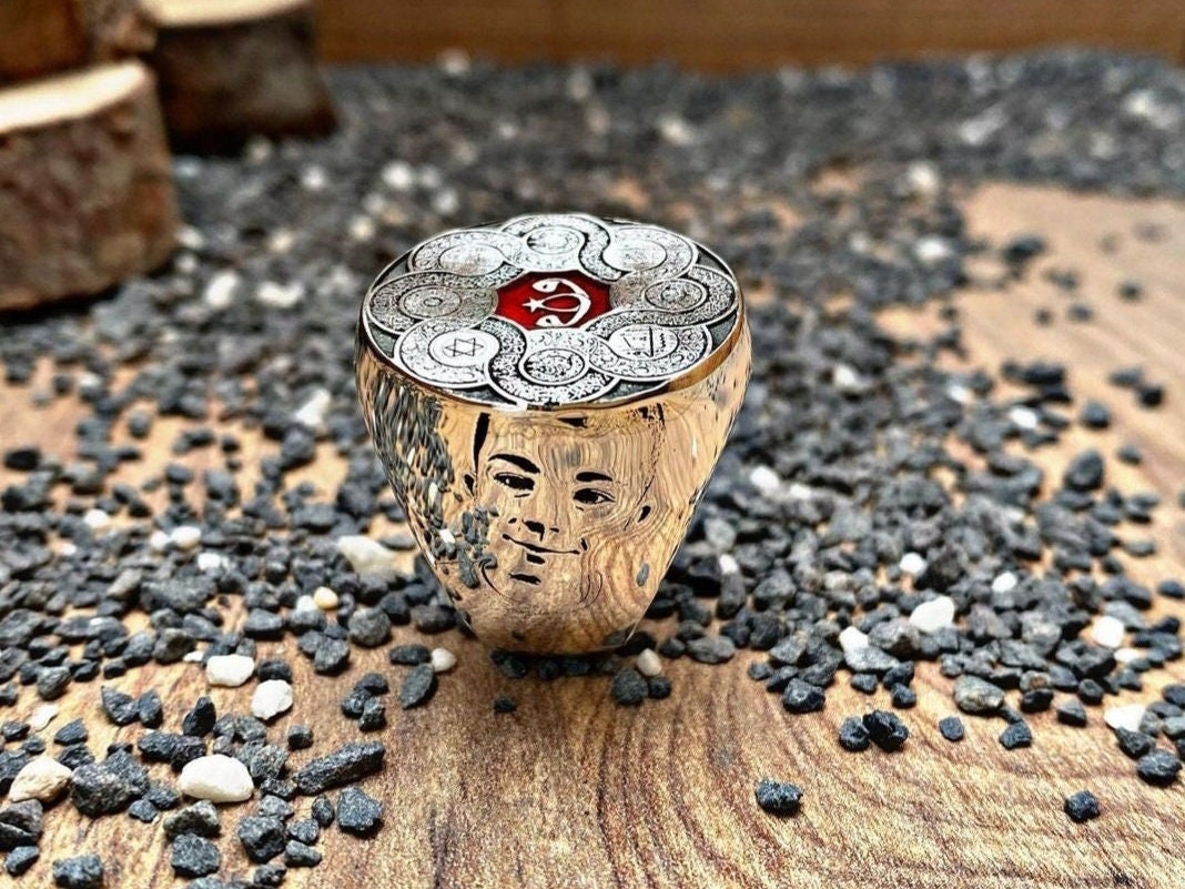Islamic Ring, 925 Sterling Silver Ring – Handmade Turkish Jewelry Gift (For Women/Men)