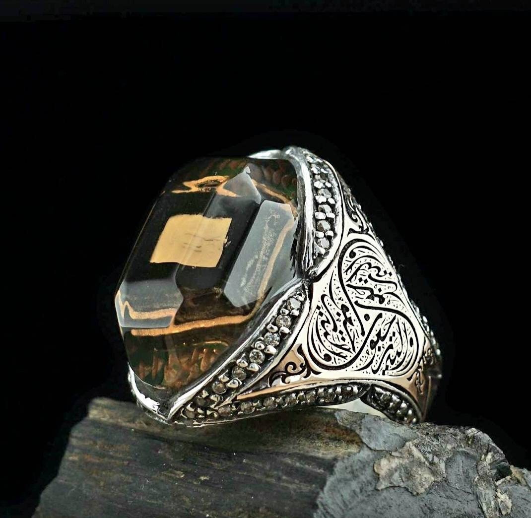 خاتم الكعبة المنحوت الرجالي – صورة 3