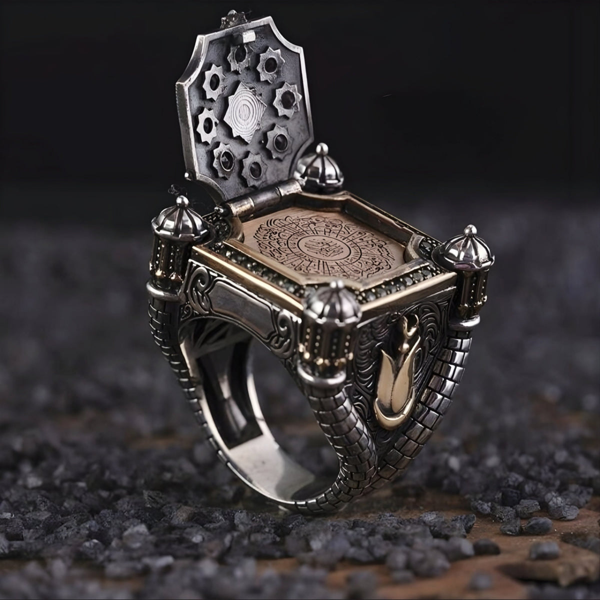 Surrender mosque men's ring with Seljuk star – view 5