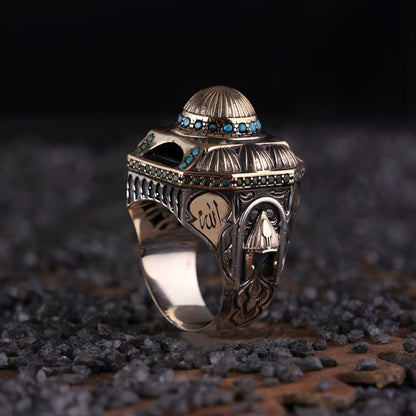 Hagia Sophia Ring: Sterling Silver Turkish Handmade Men's Jewelry