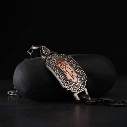 HasbiAllah Custom Arabic Name Bracelet 925 Sterling Silver Islamic Gift