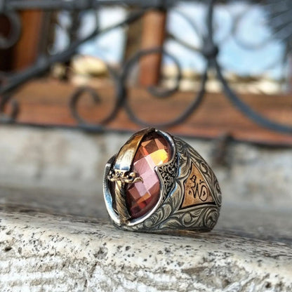 Handcrafted Zultanite Sterling Silver Ring: Turkish OttomanJewelry