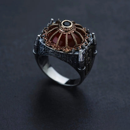 Sultan Ahmed Mosque Ring, Red Agate Dome & Surah An-Nisa 4, 103 – view 4