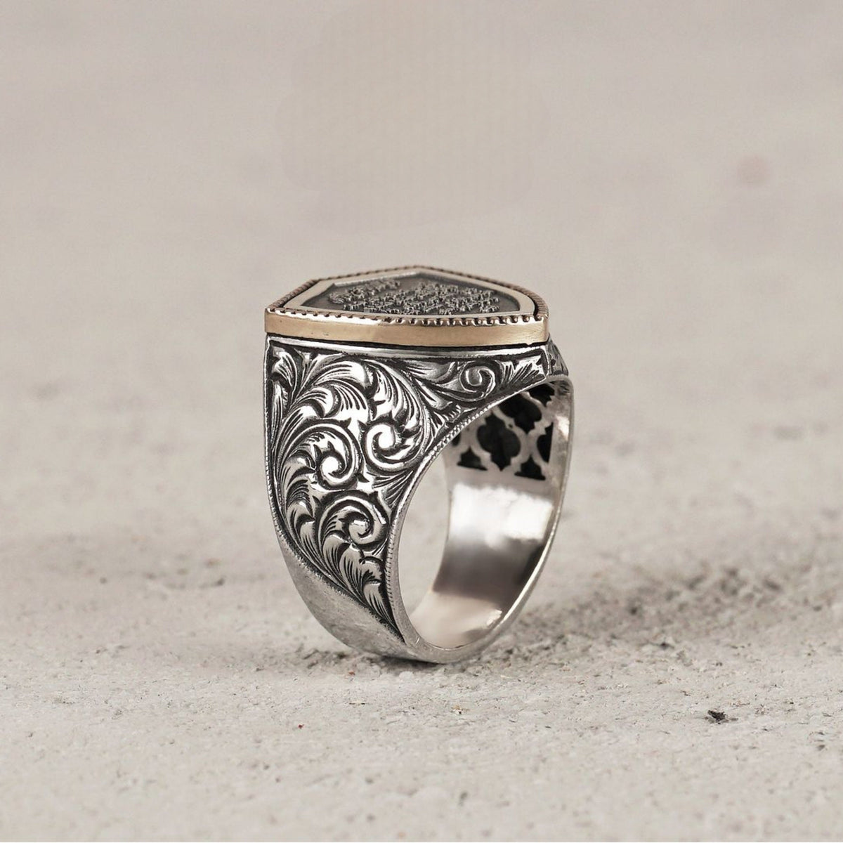 Ism-i Azam prayer men's ring – view 4