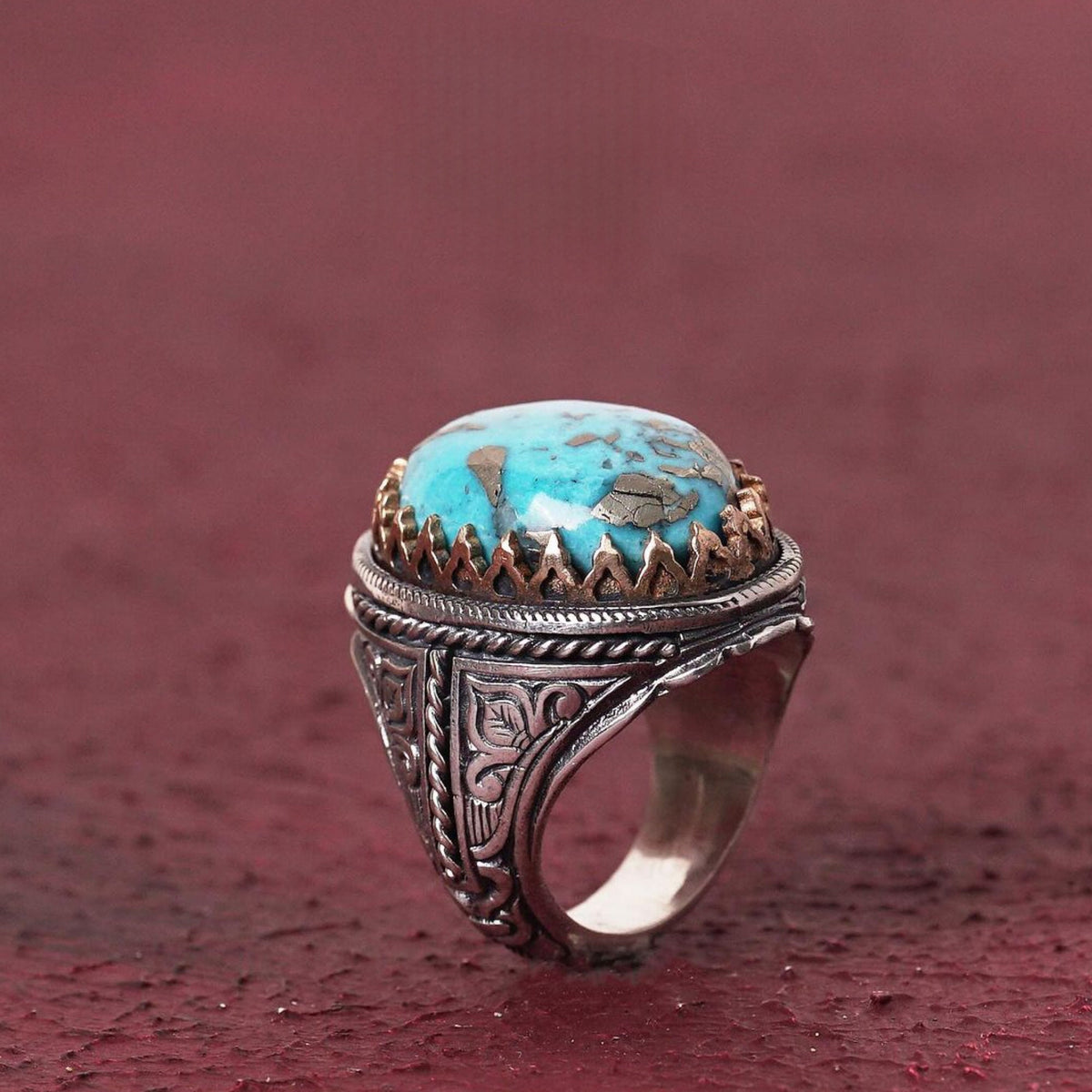Arizona turquoise men's ring – view 4