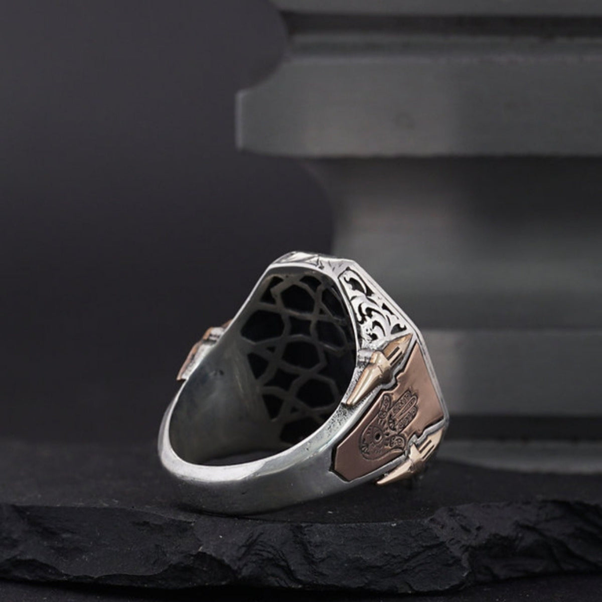 Salawat Ring, Octagonal, Minaret Details – view 4