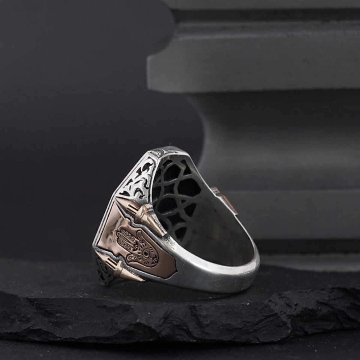 Salawat Ring, Octagonal, Minaret Details – view 5