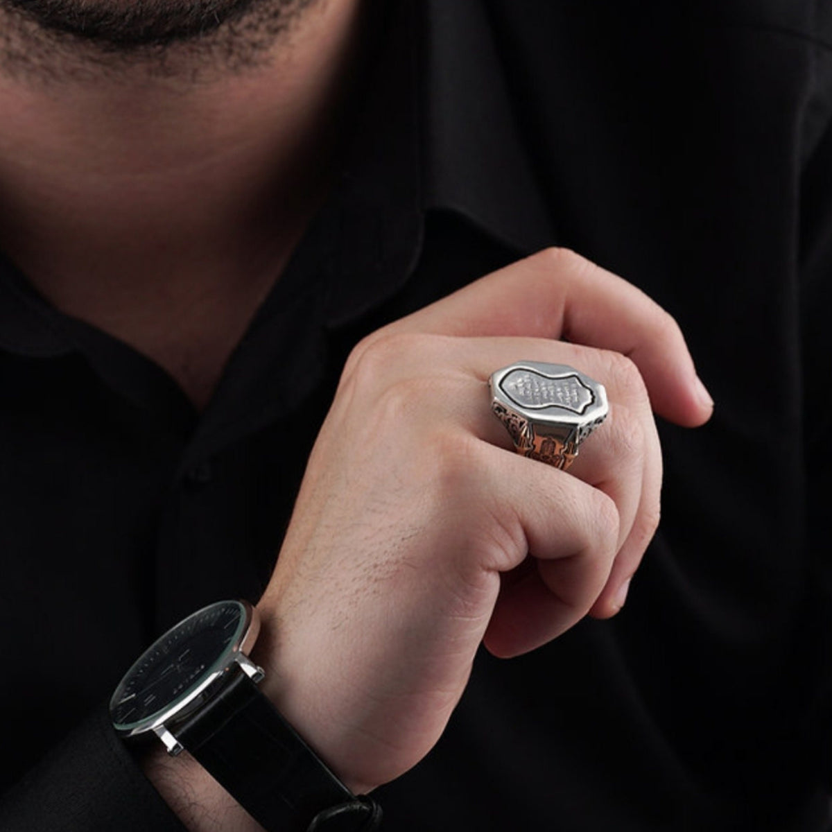 Salawat Ring, Octagonal, Minaret Details – view 2