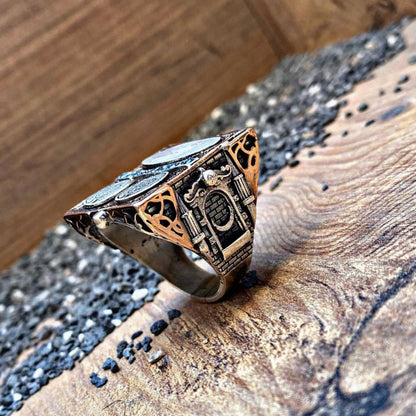 Falaq and Nas signature ring – view 5