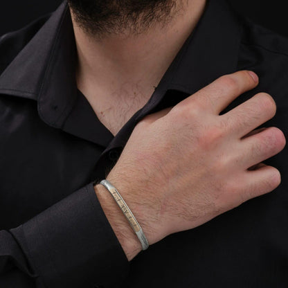Handgefertigtes Armband aus Sterlingsilber: Türkischer Liebesbrief-Schmuck