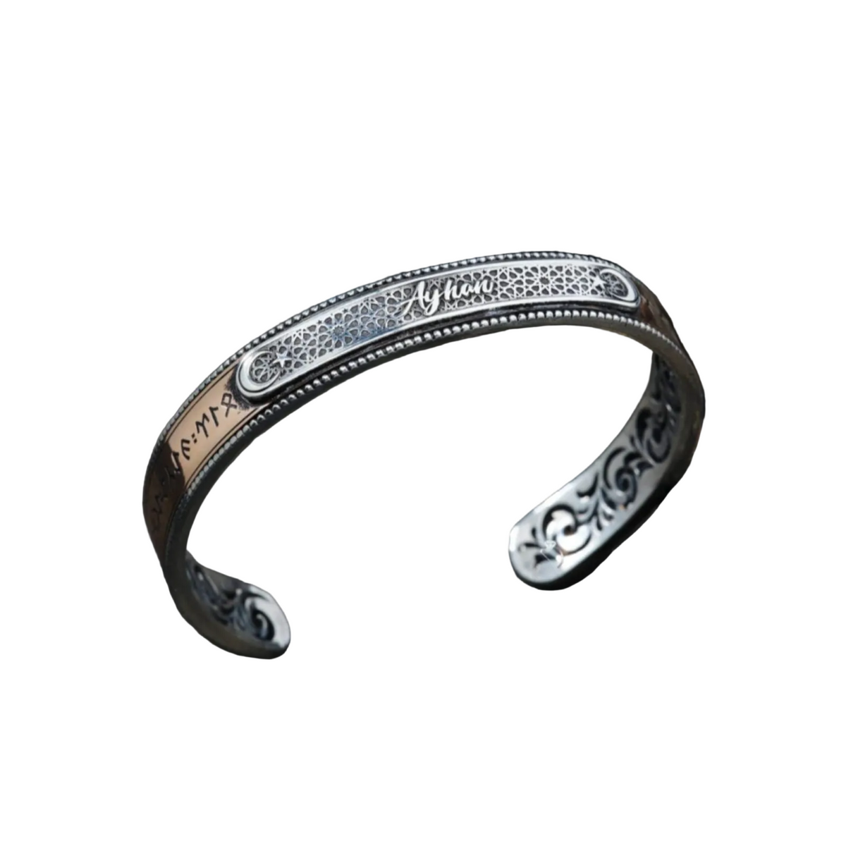 Crescent Moon Name Bracelet – Personalized | 925 Silver