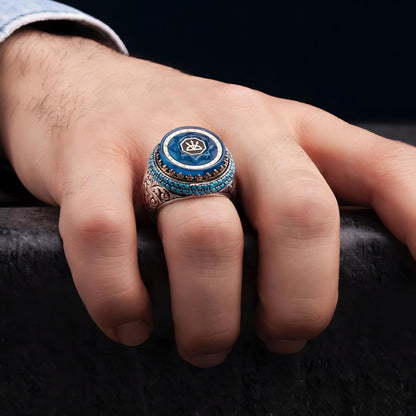Oguz-Khan-Siegelring – Handgefertigtes Sterlingsilber – Geschenk für ihn