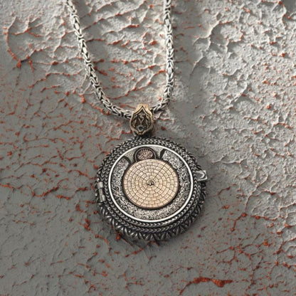 Personalisiertes Ayatul-Kursi-Medaillon: Islamisches Geschenk aus 925er Sterlingsilber