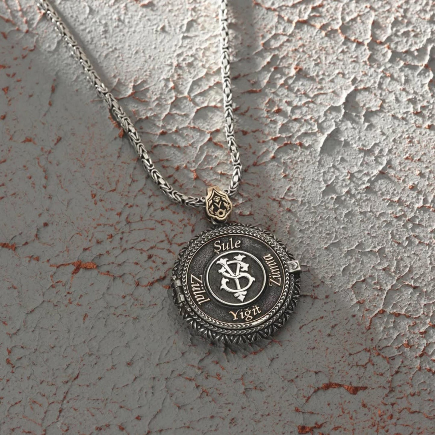 Islamic Locket Necklace – Solomon's Seal & Quranic Surahs | 925 Silver