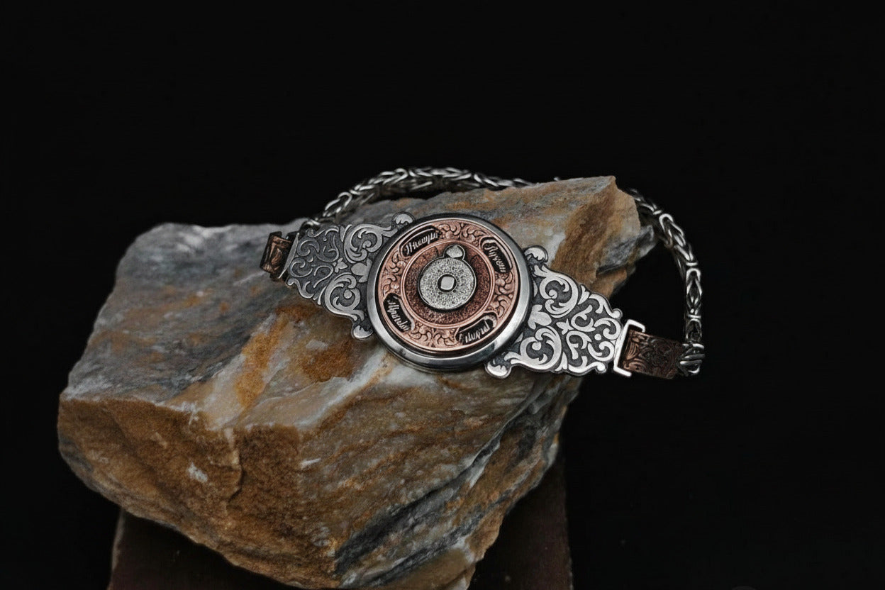 Custom Name Bracelet 925 Sterling Silver Personalized Engraved Handcrafted