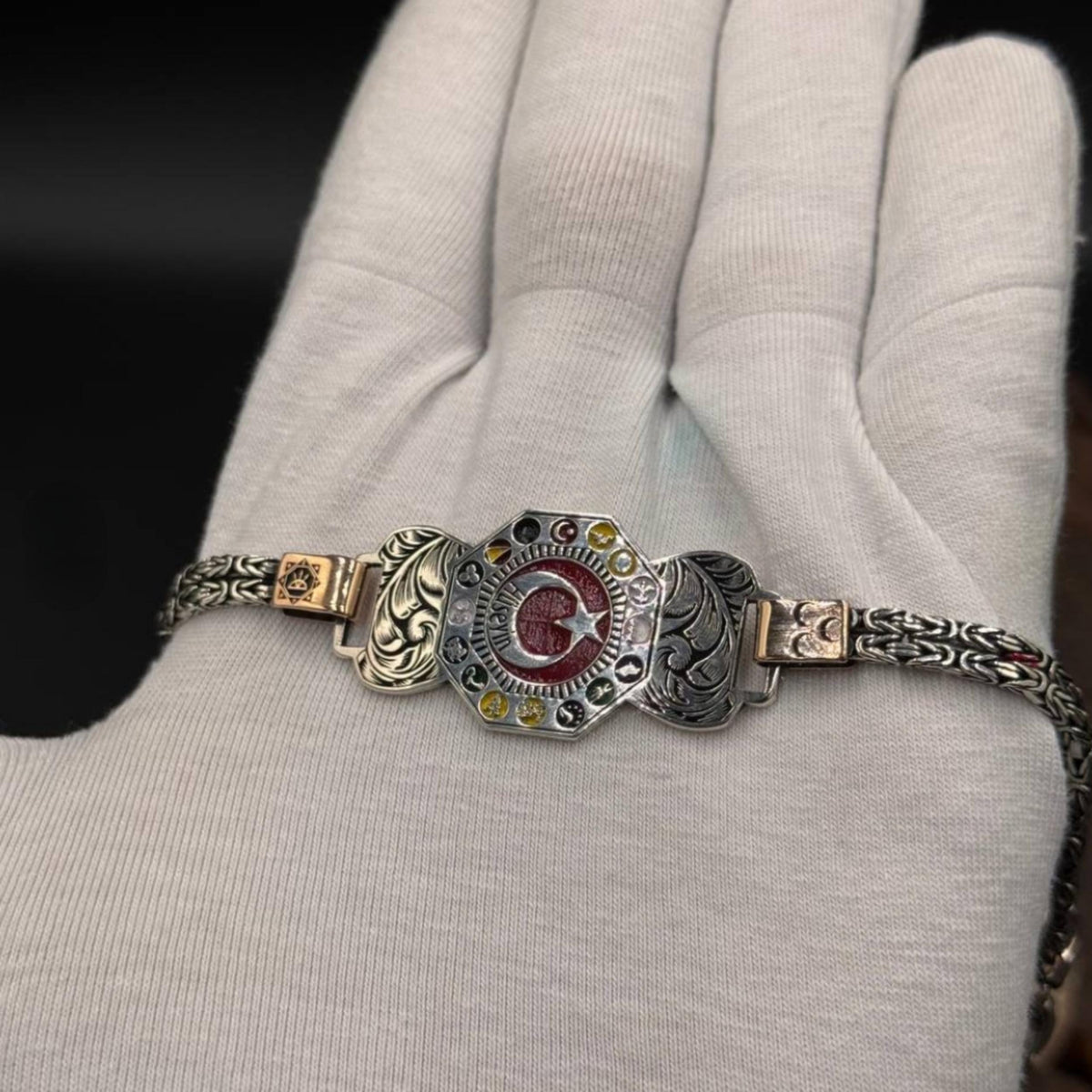 16 Great Turkic States bracelet with custom name – view 3