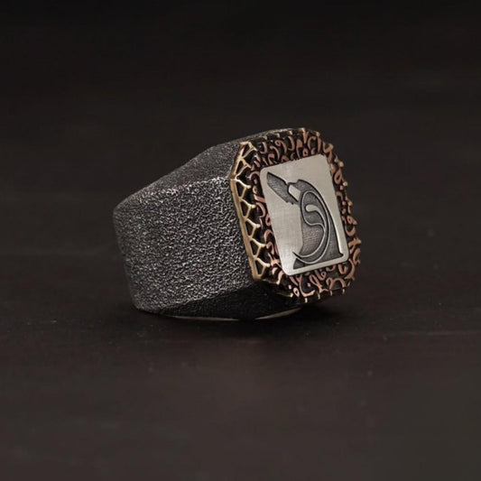 Rumi & Vav Oxidized Sterling Silver Ring – 925
