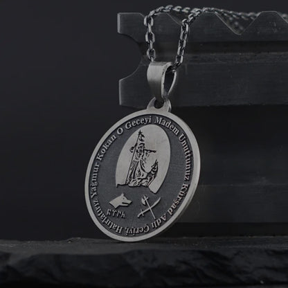 Kürşad Necklace – Göktürk Warrior | 925 Silver