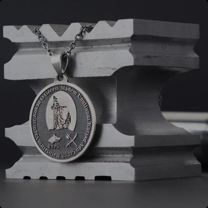 Kürşad Necklace – Göktürk Warrior | 925 Silver