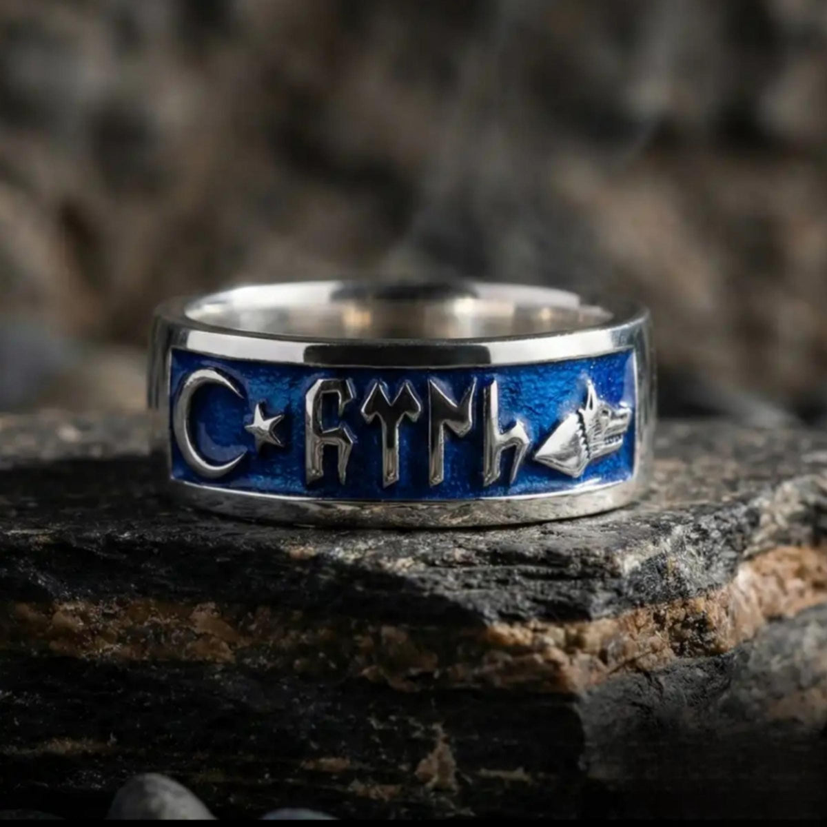 Göktürk Türk signet ring – view 3