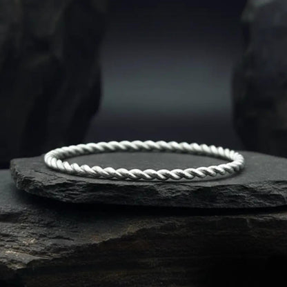 Twisted rope bangle – view 3