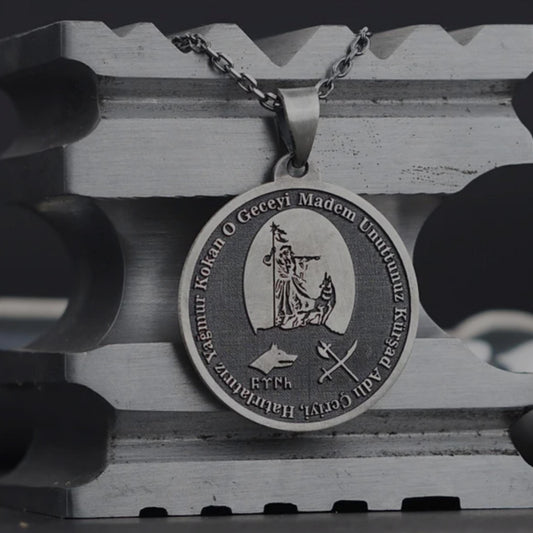 Kürşad Necklace – Göktürk Warrior | 925 Silver
