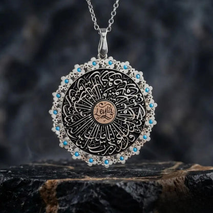 Women’s Personalized Name Necklace Micro Zircon Sterling Silver