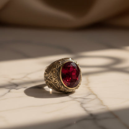 Handmade Onyx Sterling Silver Ring