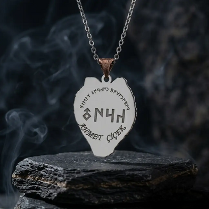 925 Sterling Silver Turkish Wolf Men’s Necklace