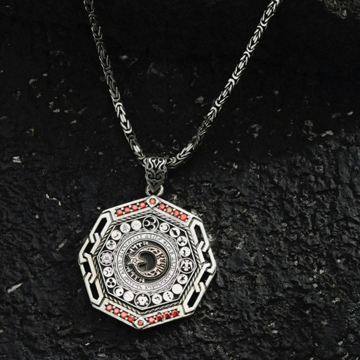 Turkish Medallion in 925 sterling silver